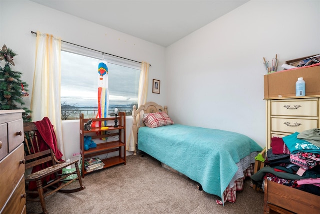 bedroom with carpet flooring