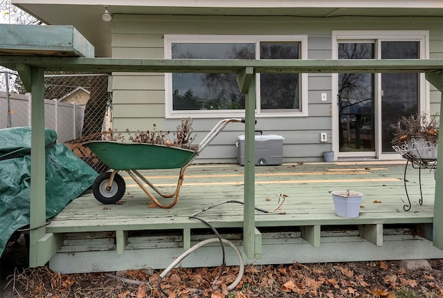 view of deck