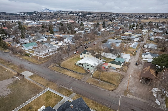 drone / aerial view featuring a residential view