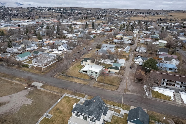 drone / aerial view featuring a residential view