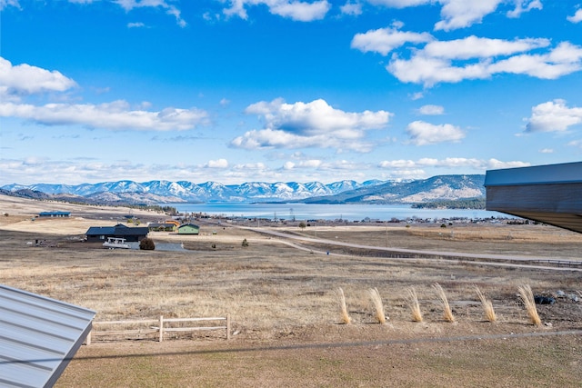 property view of mountains with a water view