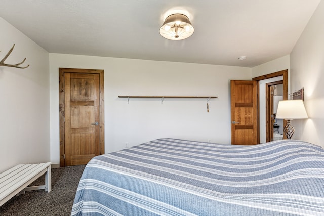 bedroom with carpet floors