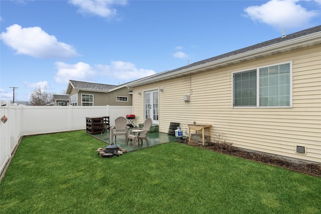 278 Empire Loop, Kalispell, MT 59901 - rear view of house featuring french doors and a patio area