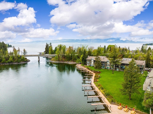 180 Vista Ln Unit 238, Bigfork, MT 59911 - water view with a notable bridge