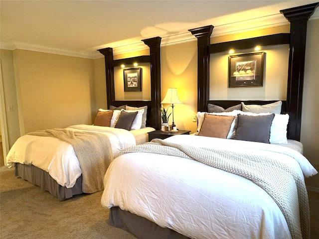 180 Vista Ln Unit 238, Bigfork, MT 59911 - carpeted bedroom with crown molding
