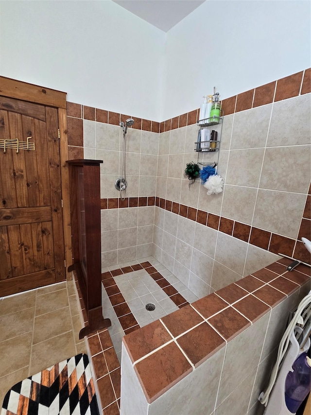 611 S Canyon Dr, Seeley Lake, MT 59868 - full bathroom with tiled shower