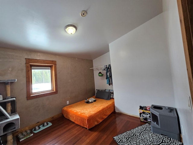 611 S Canyon Dr, Seeley Lake, MT 59868 - bedroom with wood finished floors