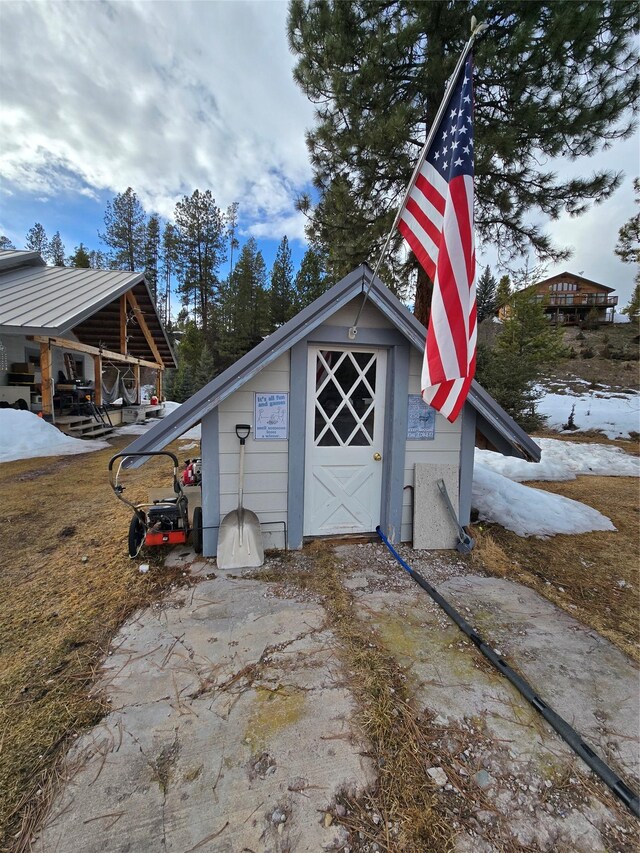 611 S Canyon Dr, Seeley Lake, MT 59868 - view of outdoor structure