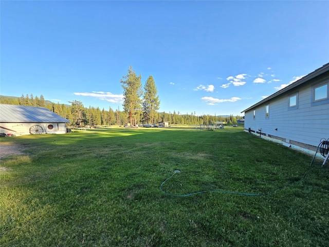 611 S Canyon Dr, Seeley Lake, MT 59868 - view of green lawn