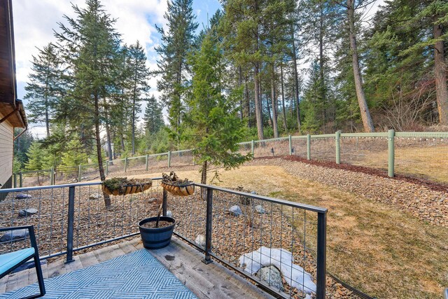 378 Skookum Rd, Lakeside, MT 59922 - view of fenced backyard