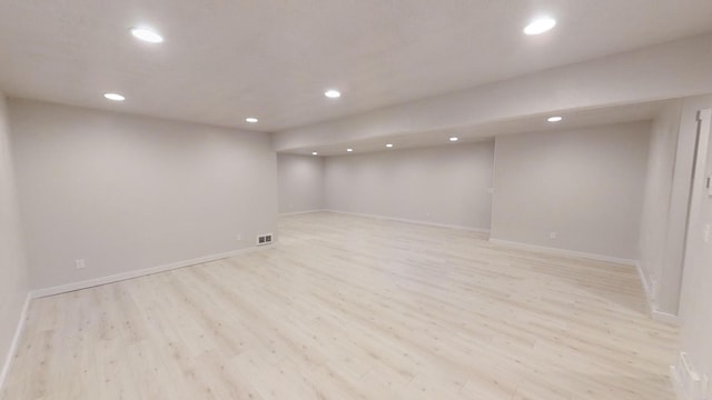 3805 US Highway 93 N, Eureka, MT 59917 - finished basement with recessed lighting and light wood finished floors