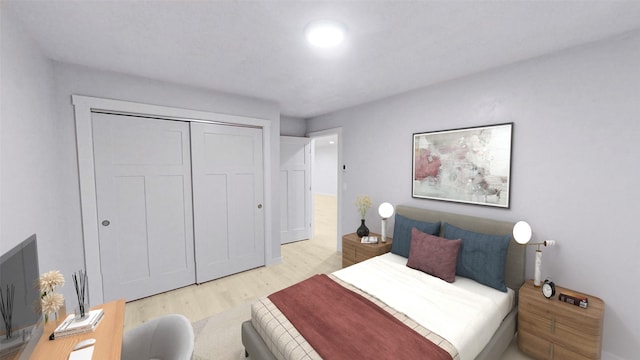 3805 US Highway 93 N, Eureka, MT 59917 - bedroom featuring light wood-style floors and a closet