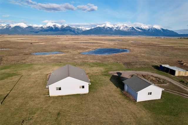 54650 Herak Rd, Charlo, MT 59824 - aerial view featuring a rural view and a mountain view