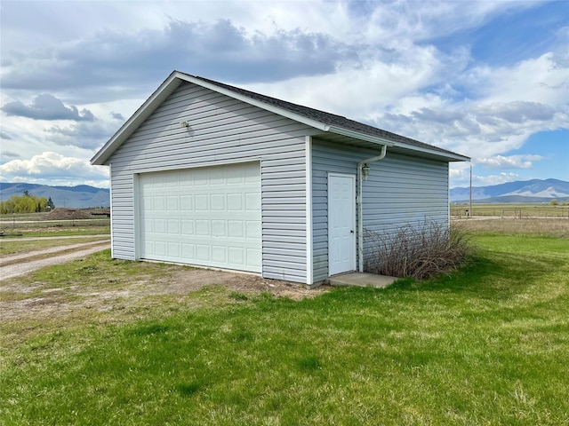 54650 Herak Rd, Charlo, MT 59824 - detached garage with a mountain view