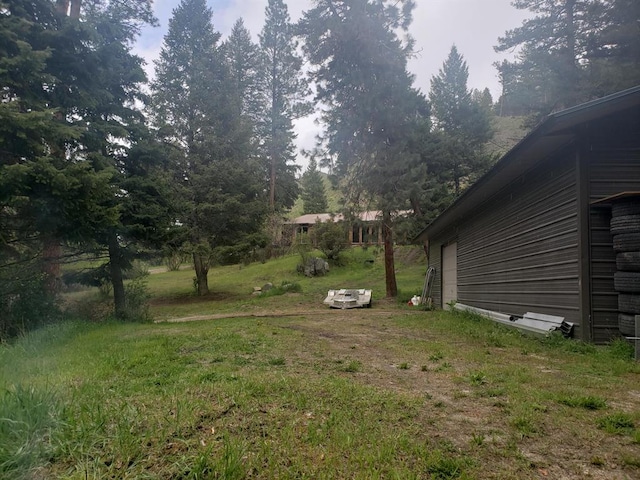 exterior space featuring a mountain view