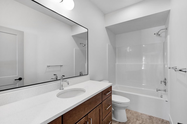 5665 Cattle Dr, Missoula, MT 59808 - full bath featuring bathing tub / shower combination, toilet, and vanity
