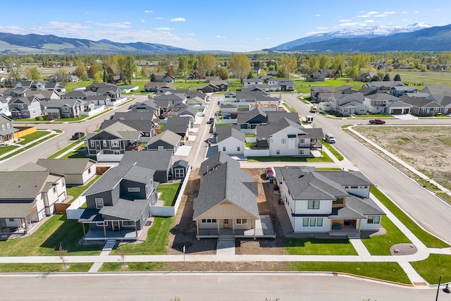 5665 Cattle Dr, Missoula, MT 59808 - aerial view of residential area with mountains