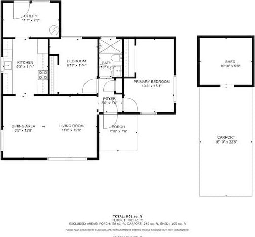 1613 Main Ave, Libby, MT 59923 - home floor plan