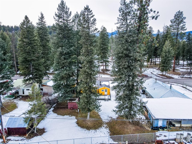 1613 Main Ave, Libby, MT 59923 - view of snowy aerial view