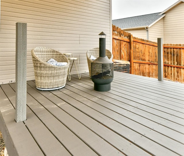 873 Guthrie Rd, Helena, MT 59602 - wooden terrace featuring fence