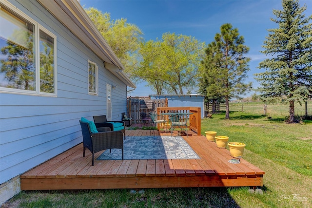 view of deck