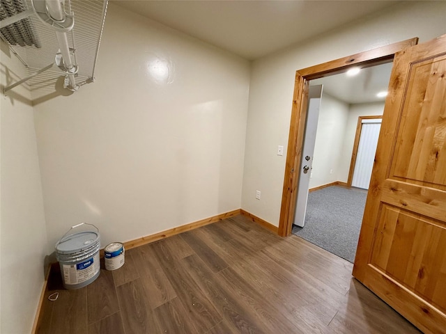 421 Cherry Creek Rd, Thompson Falls, MT 59873 - spare room with baseboards and wood finished floors