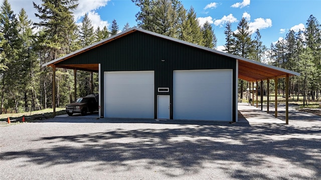 421 Cherry Creek Rd, Thompson Falls, MT 59873 - garage with a detached garage