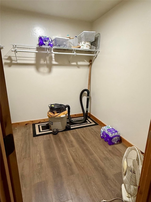 421 Cherry Creek Rd, Thompson Falls, MT 59873 - spacious closet with wood finished floors