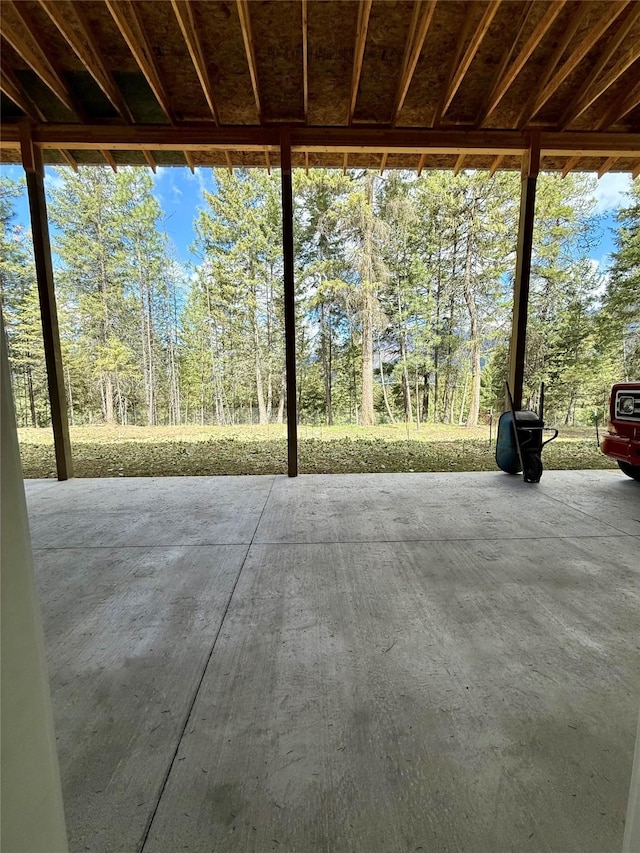421 Cherry Creek Rd, Thompson Falls, MT 59873 - view of patio with view of wooded area