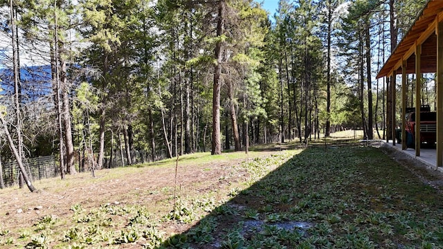 421 Cherry Creek Rd, Thompson Falls, MT 59873 - view of yard with a view of trees and fence