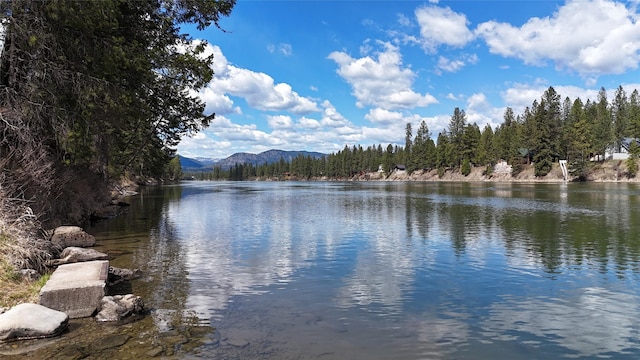 421 Cherry Creek Rd, Thompson Falls, MT 59873 - water view with a mountain backdrop