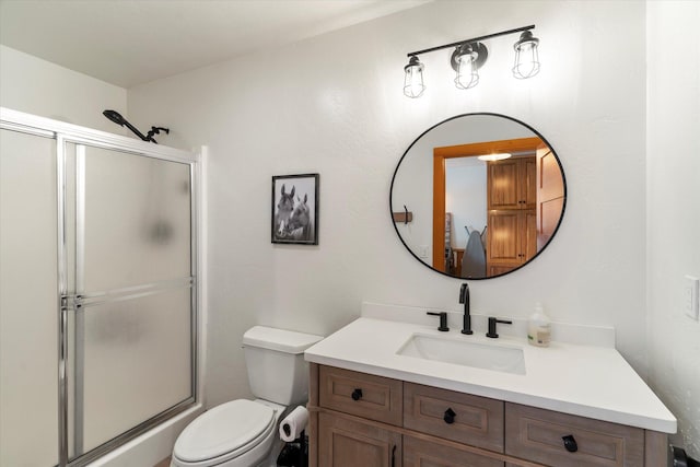 140 Swan River Rd, Bigfork, MT 59911 - full bath featuring vanity and a shower with shower door
