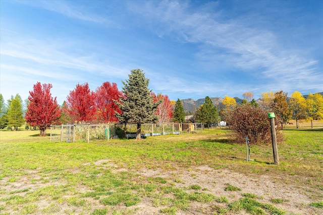 140 Swan River Rd, Bigfork, MT 59911 - view of yard featuring a mountain view