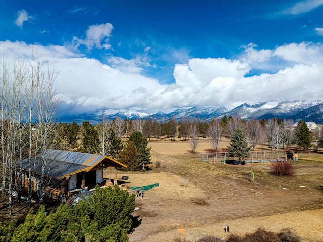 140 Swan River Rd, Bigfork, MT 59911 - mountain view featuring rural landscape