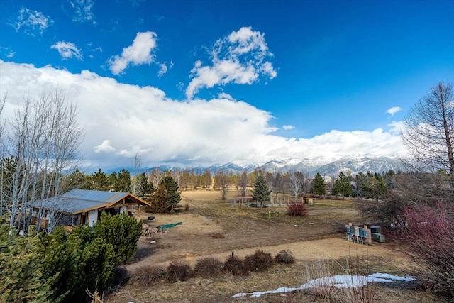 140 Swan River Rd, Bigfork, MT 59911 - view of yard with a mountain view and a view of countryside