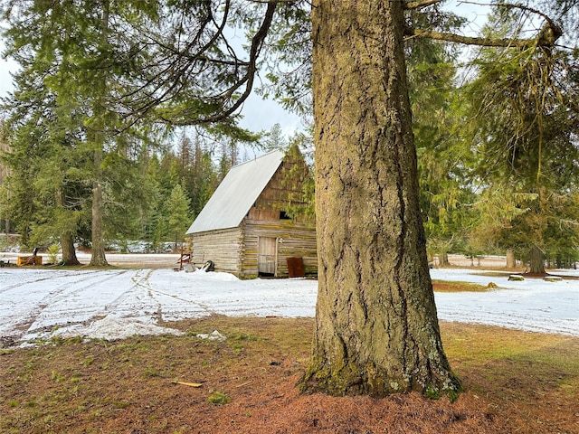 133 Klakken Rd, Noxon, MT 59853 - view of yard with an outbuilding and a barn