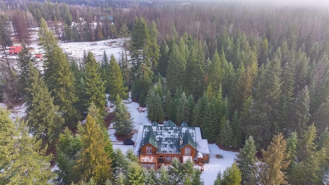 133 Klakken Rd, Noxon, MT 59853 - birds eye view of property with a forest view