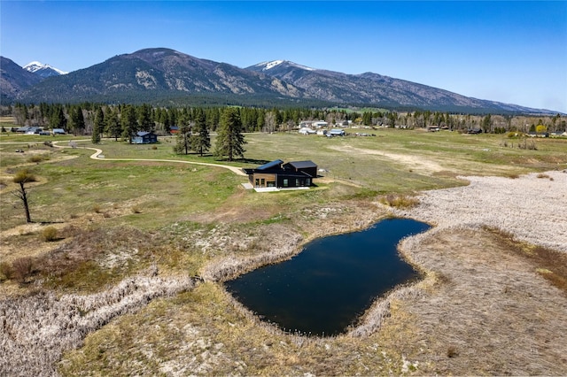 5052 Hoblitt Ln N, Florence, MT 59833 - view of mountain backdrop featuring a large body of water and rural landscape