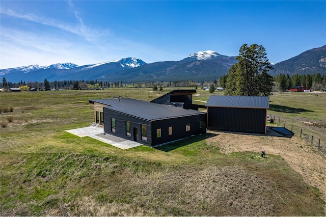 5052 Hoblitt Ln N, Florence, MT 59833 - mountain view with rural landscape