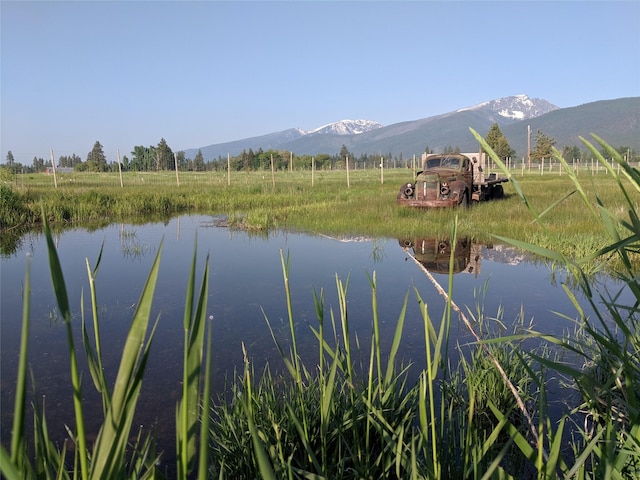5052 Hoblitt Ln N, Florence, MT 59833 - water view with mountains and rural landscape