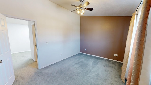103 Alice Ave Unit B, Hamilton, MT 59840 - carpeted empty room with a ceiling fan and baseboards