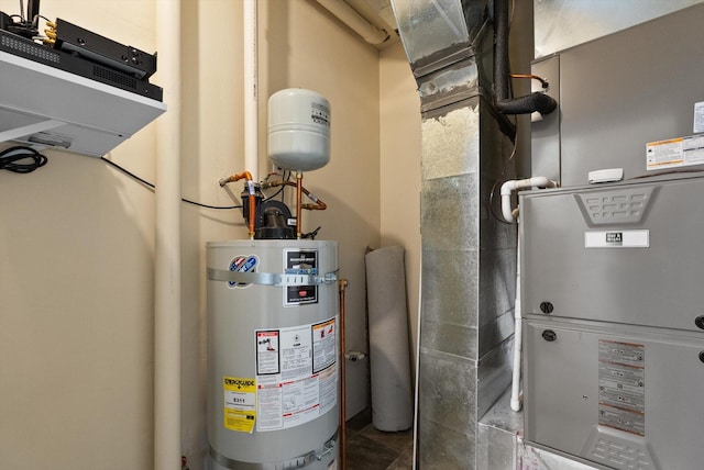 113 Mountain Vista Ct, Kalispell, MT 59901 - utility room with secured water heater and heating unit