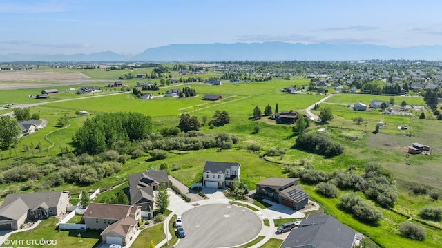113 Mountain Vista Ct, Kalispell, MT 59901 - aerial view of residential area featuring a mountainous background