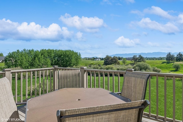 113 Mountain Vista Ct, Kalispell, MT 59901 - view of wooden terrace