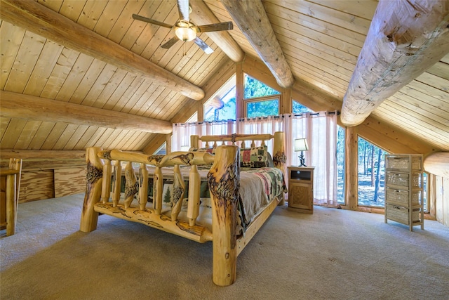 807 Pheasant Run, Hamilton, MT 59840 - carpeted bedroom with wood ceiling and multiple windows