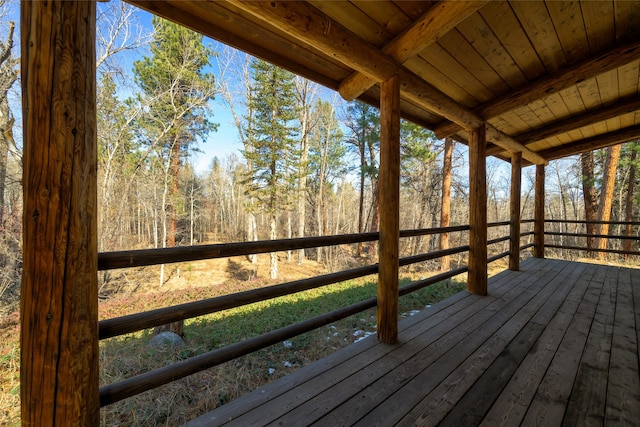 807 Pheasant Run, Hamilton, MT 59840 - view of deck