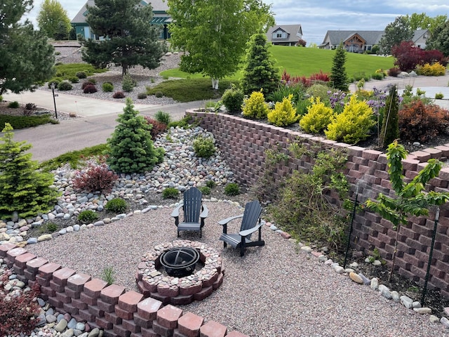 113 Mission Bay Dr, Polson, MT 59860 - view of yard with an outdoor fire pit