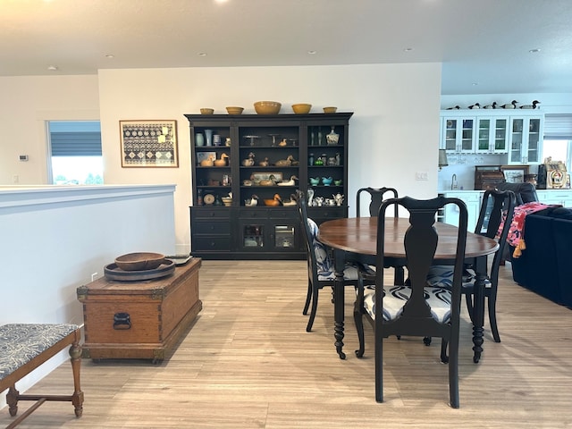 113 Mission Bay Dr, Polson, MT 59860 - dining area featuring light wood-style flooring