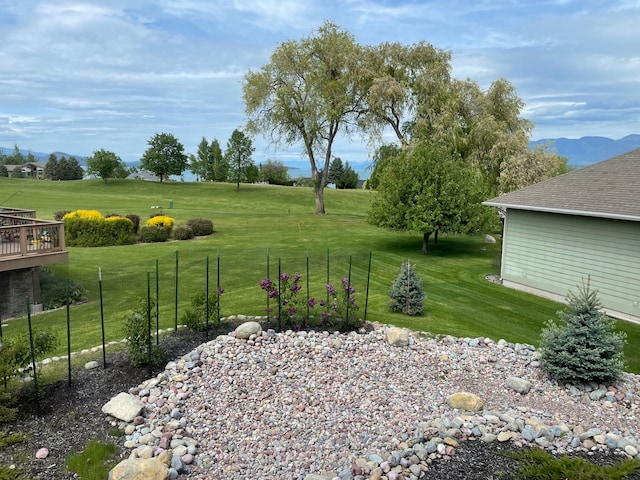 113 Mission Bay Dr, Polson, MT 59860 - view of yard with a mountain view