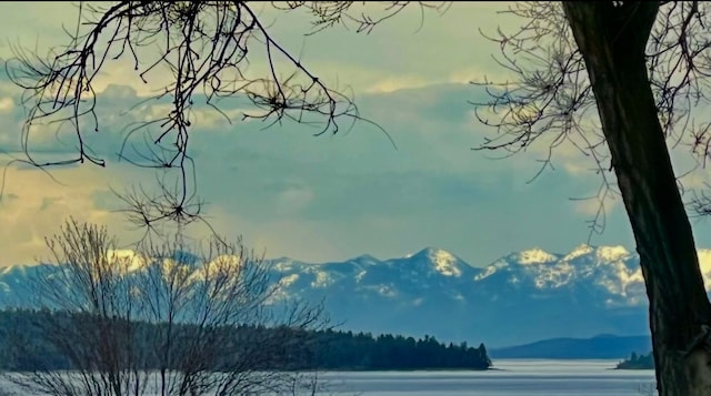 113 Mission Bay Dr, Polson, MT 59860 - view of mountain backdrop featuring a nearby body of water